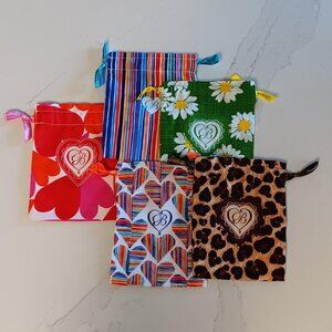 BRIGHTON Drawstring Cloth Jewelry Bags with Logo